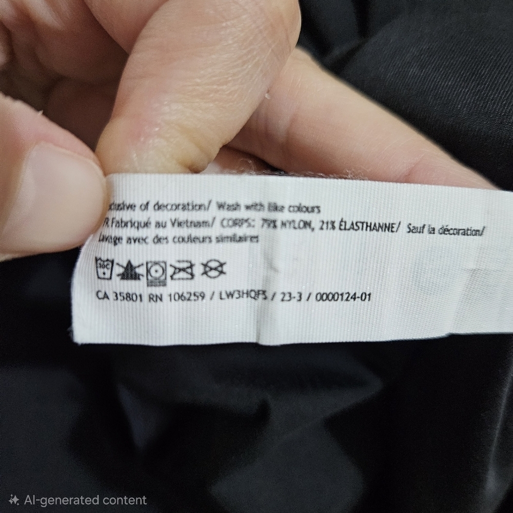 Lululemon Wundermost Ultra-Soft Nulu Square-Neck Long-Sleeve Bodysuit XL Neutral - Picture 14 of 14